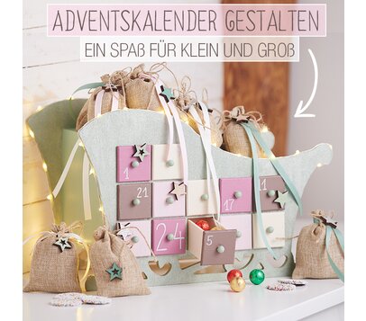 Adventskalender zu Weihnachten gestalten