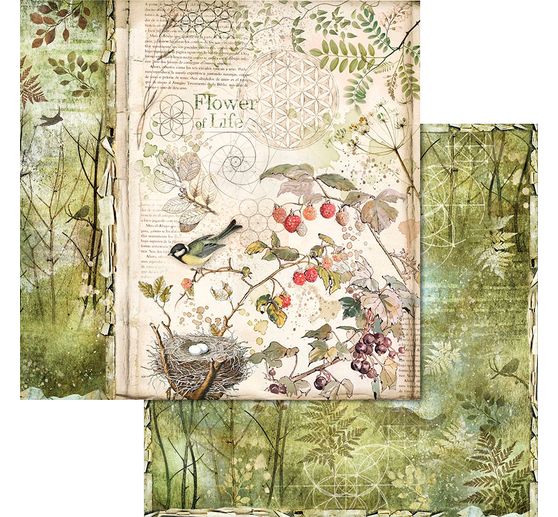 Bloc scrapbooking « Forest »