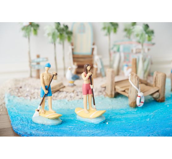 Miniature standup paddler