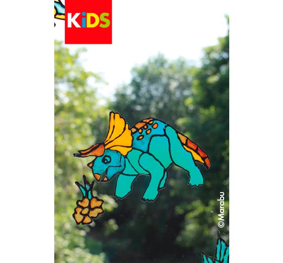 Marabu KiDS Window Color Set "Dinosaurier"