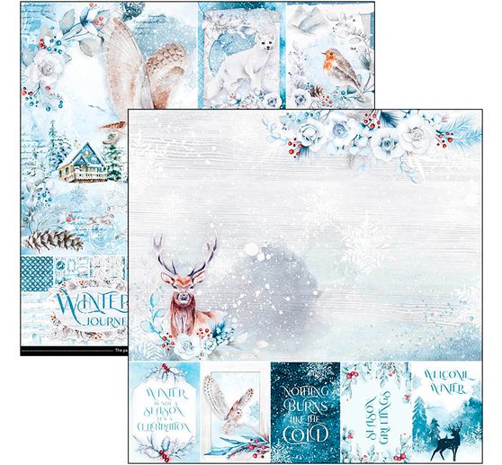 Scrapbook-Papier "Winter Journey"