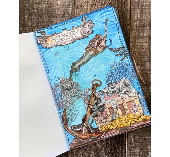 Bloc de papier scrapbooking « Songs of the Sea »