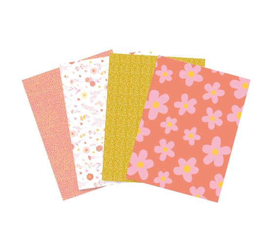 Décopatch Pocket Hot foil Collection Mix and Patch « Sunny Flowers »