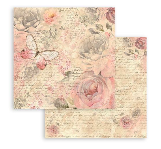 Scrapbooking Pad "Shabby Rose"