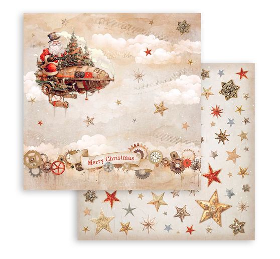 Scrapbook-Block "Gear up for Christmas"