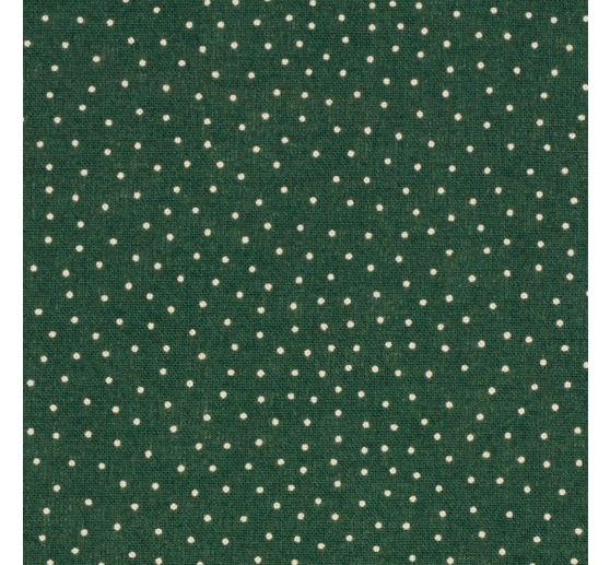 Tissu coton Westfalenstoffe « Pois vert/beige » au mètre