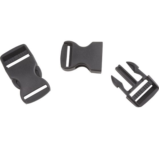 Fermoirs clips VBS, Noir, 20 pc.