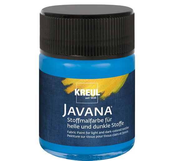 Peinture pour tissus clairs et foncés Javana, 50 ml