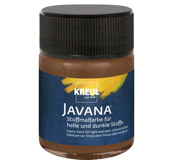 Peinture pour tissus clairs et foncés Javana, 50 ml