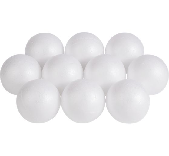 Boules polystyrène VBS, Ø 10 cm, 10 pc.