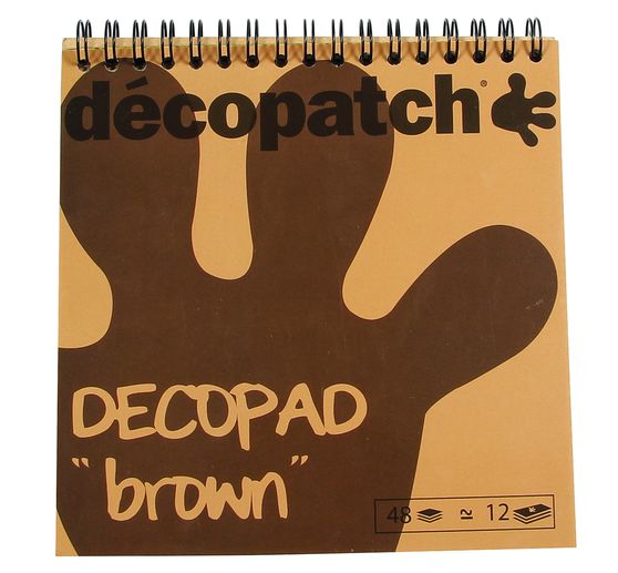 Décopatchpapier "Decopad Bruin"