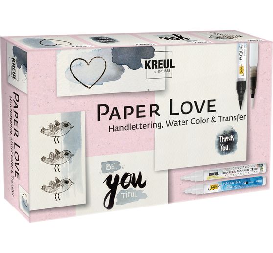 KREUL Paper Love Set